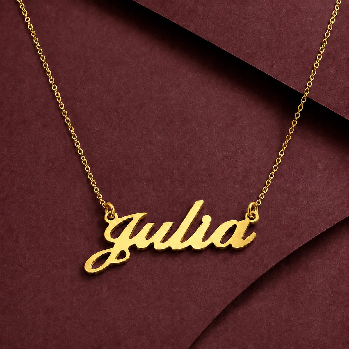 Personalized Classic English Name Necklace