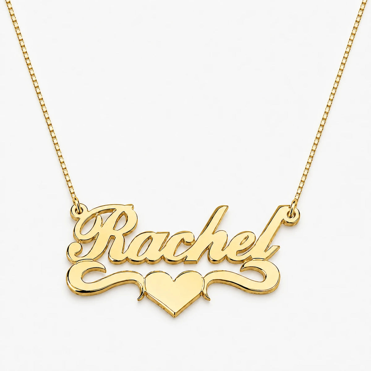 Personalized Heart Name Necklace