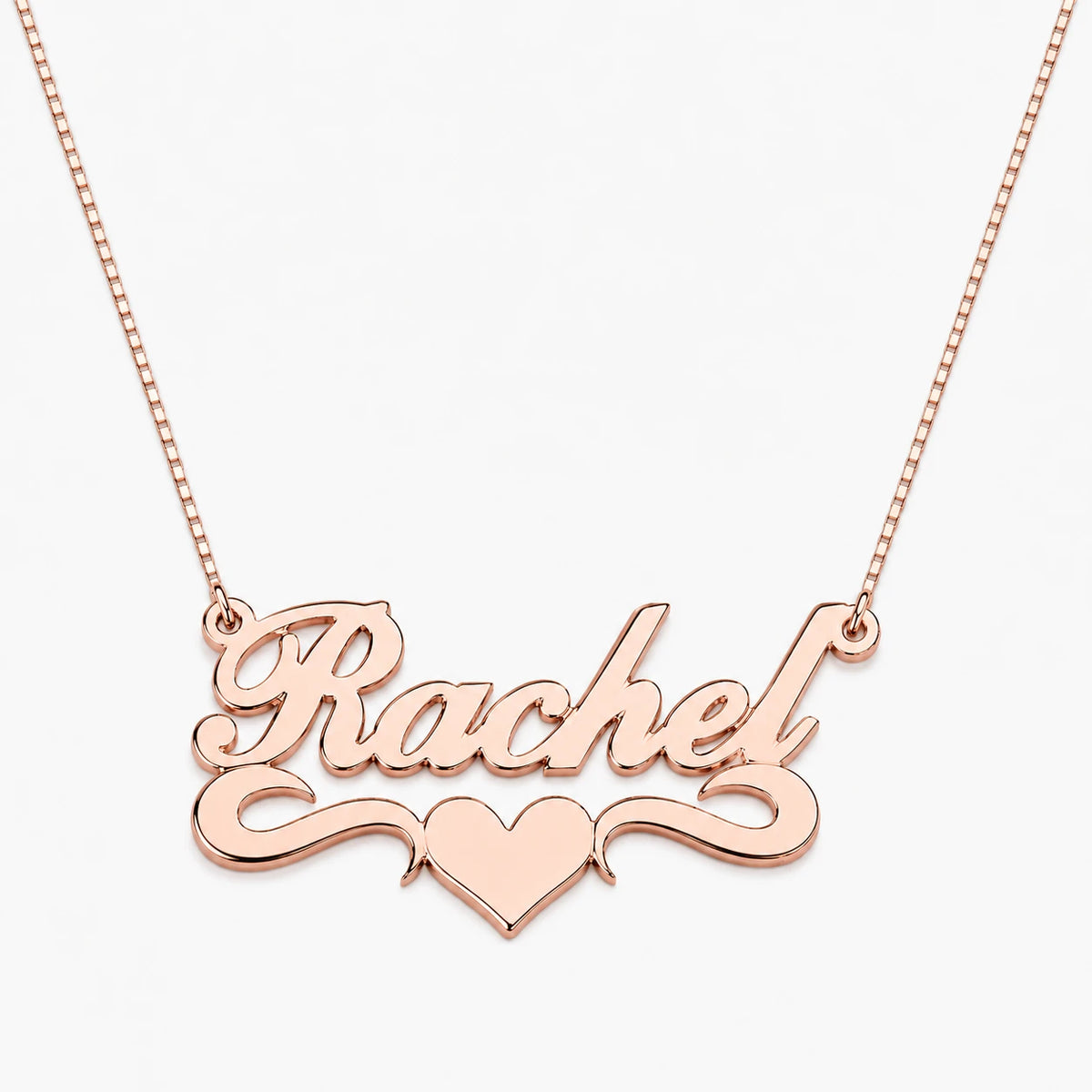 Personalized Heart Name Necklace