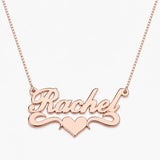Personalized Heart Name Necklace