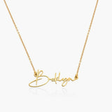 signature name pendant