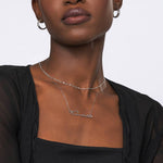Signature Style Name Necklace with birthstone