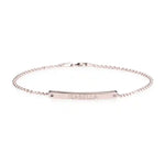 Skinny Engraved Bar Bracelet
