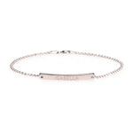 Skinny Engraved Bar Bracelet