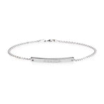 Skinny Engraved Bar Bracelet