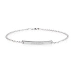 Skinny Engraved Bar Bracelet
