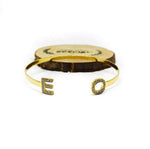 Two-Letter Stone Bangle