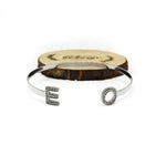 Two-Letter Stone Bangle