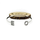 Two-Letter Stone Bangle