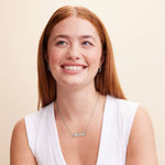 Personalized Classic English Name Necklace with Diamond