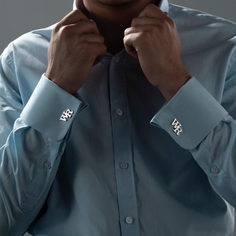 Personalized Double-Letter Cufflink