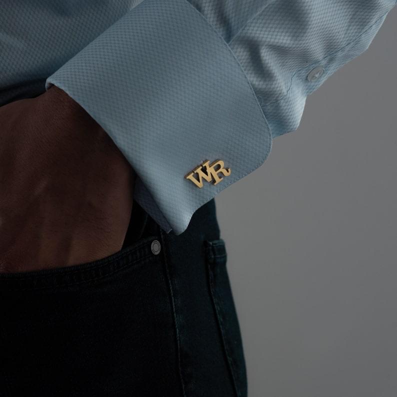 Personalized Double-Letter Cufflink