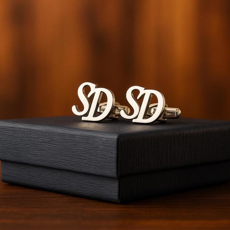 Personalized Double-Letter Cufflink