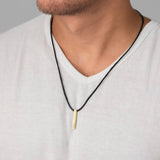 Engraved 3D Bar Name Necklace