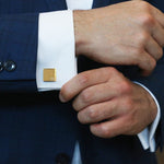 Engraved Square Shape Cufflink