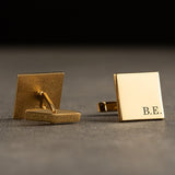 Engraved Square Shape Cufflink