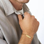 Thick Chain Name Bracelet for men